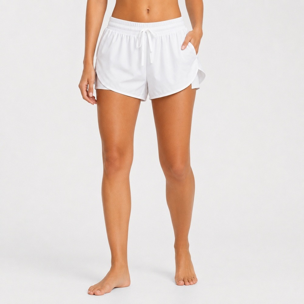 All In Motion Womens White Running Shorts with Liner Size XS Athletic Gym Yoga